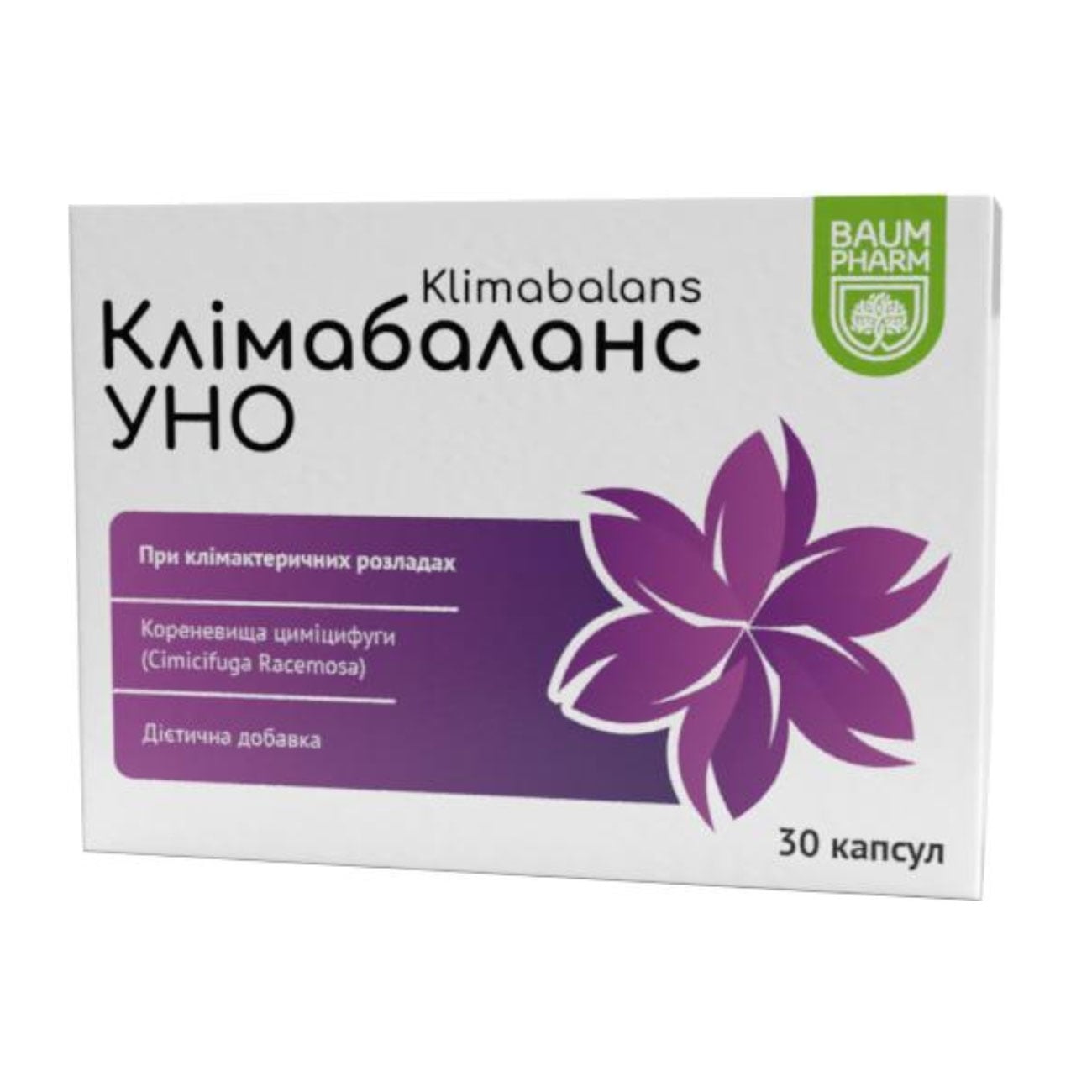 Уцінка! Клімобаланс Уно Baum Pharm Klimabalans, 30 капсул